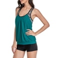 thumbnail image 5 of Inevnen Women's Loose Tankini Top with Boyshorts Two Piece Tummy Control Tankinis Swimsuit, 5 of 7