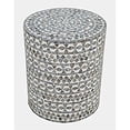 thumbnail image 2 of Jofran Global Archive Small Terrazzo Handcrafted Capiz Shell Accent Table, 2 of 5