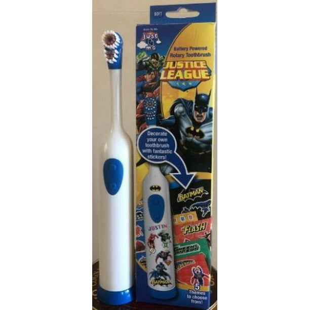 Justice League Batman, Battery Powered Rotary Toothbrush, Soft battery