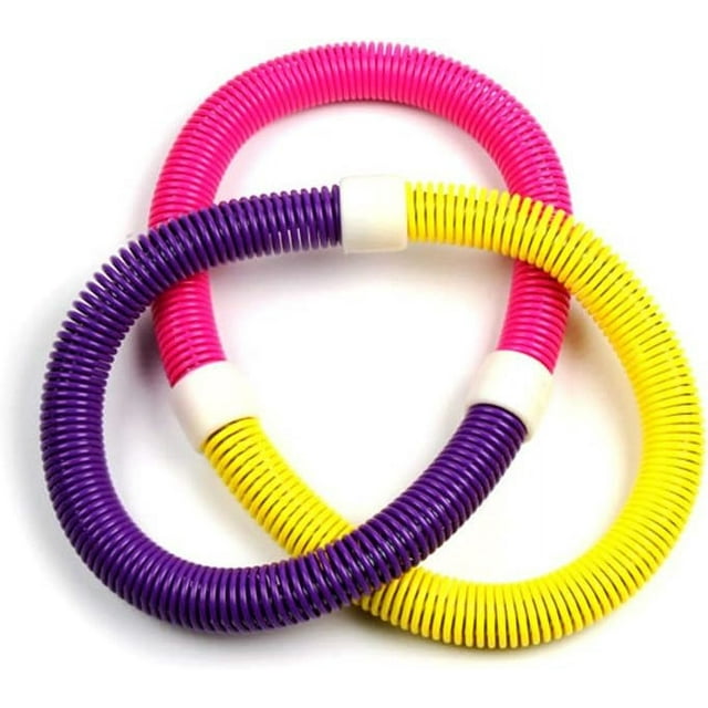 Multi-Functional Spring Hula Hoop, Plastic Waist Slimming Hula Hoop for Adults and Kids, Fitness Equipment