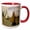 Red/White, variant on 3drose, Picturre of Manets Painting View of Holland, 11oz Two-tone Black Mug