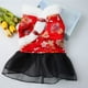 thumbnail image 4 of Ropa de perro vestidos de cachorro traje tang traje chino año nuevo estilo invierno calidez múltiples patrones elegantes perros traje para bichon xxl florecer rojo Kearding PT000711-20, 4 of 7