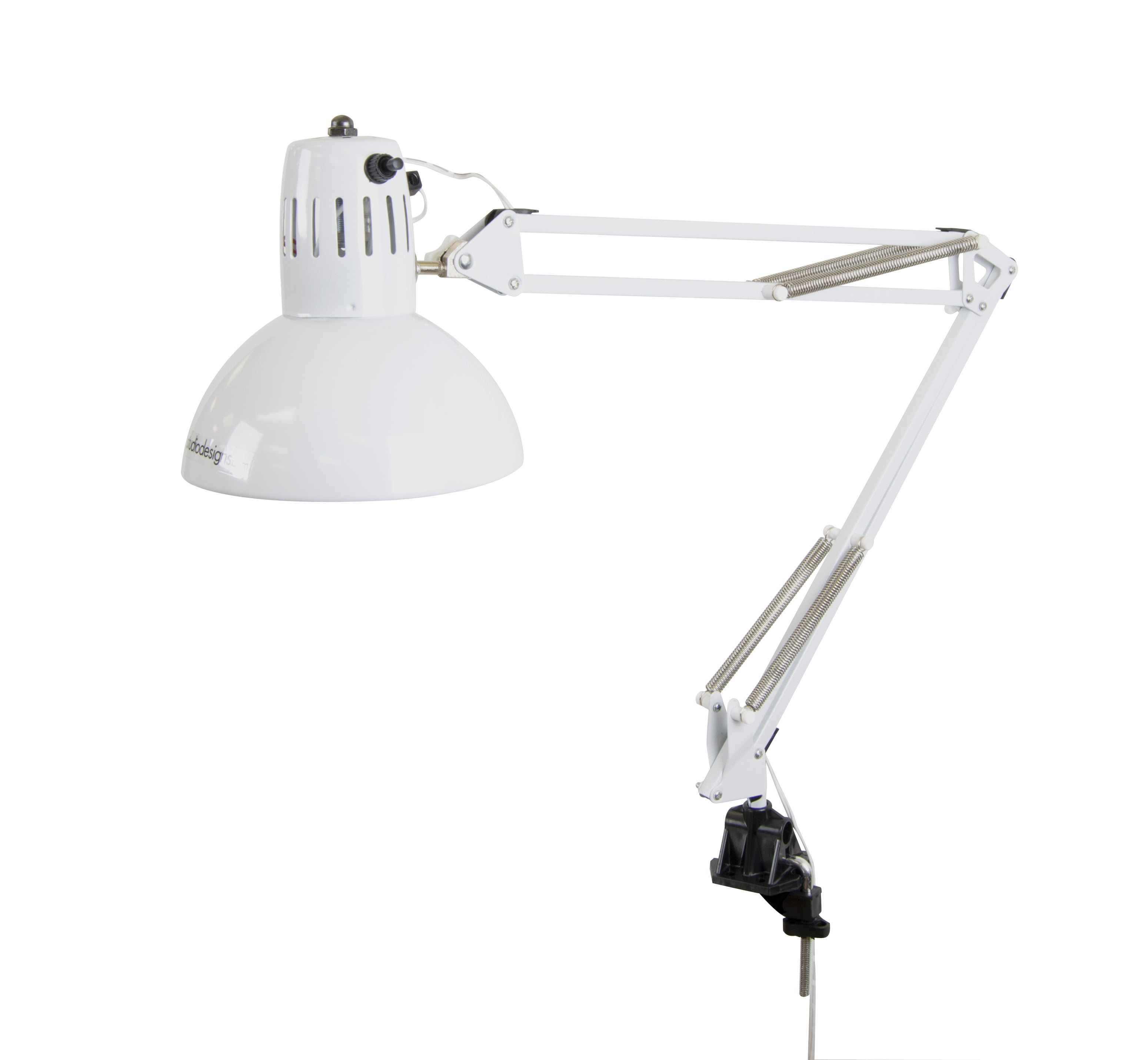 Studio Designs Flexible LED Swing Arm Lamp in White