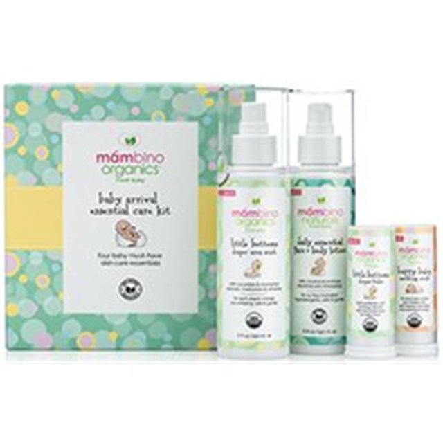 Mambino Organics 719235 Baby Arrival Essential Care Kit - 4 Piece - 6 per Case
