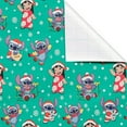 thumbnail image 7 of Plus Mark 40" Lilo & Stitch Christmas Wrapping Paper with Cutlines (60 Sq. ft., 1-Roll), 7 of 7