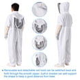 thumbnail image 4 of Traje de Apicultura Uxcell para Hombres y Mujeres XXL con Guantes y Capucha de Velo, Blanco, 4 of 7