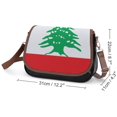 thumbnail image 2 of Lebanese Flag of Lebanon Vintage Crossbody Bag for Women Medium Leather Hobo Bags Shoulder Bag Classic City Leather Satchels, 2 of 8