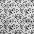 thumbnail image 1 of oneOone Cotton Silk Gray Fabric Floral Diy Clothing Quilting Fabric Print Fabric By Yard 42 Inch Wide, 1 of 4