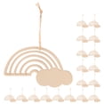 thumbnail image 1 of Minkissy 1 Set Wooden Chips Painting Slice for DIY Projects Decoration, 1 of 8