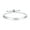 Clear, variant on Womens Blank Name Plated Identification ID Bolo Bracelet .925 Sterling Silver 6-7.5" Adjustable