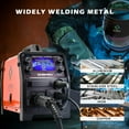 thumbnail image 5 of HITBOX SYN MIG200Pro 5-in-1 MIG/TIG/ARC/MAG Stick Welder, 200A, 110V/220V, Gas & Gasless, Automatic Wire Feed, Aluminum & Steel Welding, 5 of 14