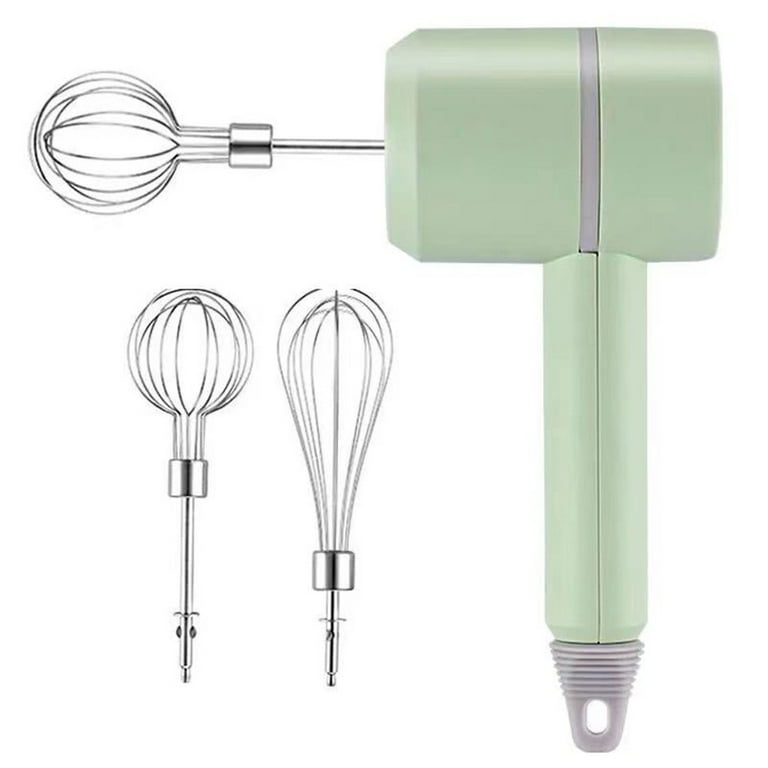 Cordless Electric Hand Mixer - Rechargeable Handheld Egg Beater for Baking  at Home - Lightweight and Portable