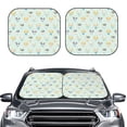 thumbnail image 2 of Disketp 2 Piece Different Breeds Of Dogs Pattern Windshield Sunshades,Folding Windshield Sun Shade For Car Suv Trucks Sedan,Blocks Uv Rays Sun Visor Protector-Large, 2 of 7