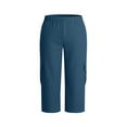 thumbnail image 6 of biudgviw Women's Cargo Capri Pants Elastic Waist Travel Casual Capris Lightweight Loose Outdoor Hiking Pants with Pockets, 6 of 6