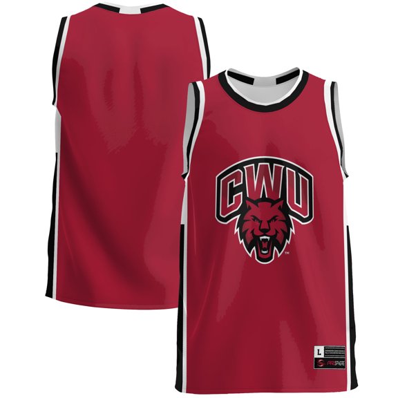 Men's GameDay Greats Crimson Central Washington Wildcats Lightweight Basketball Jersey