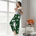 thumbnail image 5 of Pajama Pants Women, Christmas tree green plaid Sweatpants Soft Sleep Lounge Pants, Casual PJ Bottoms Pants with Pockets, 5 of 7