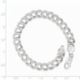 thumbnail image 2 of Sterling Silver 8inch Polished Charm Bracelet (Weight: 10.48 Grams, Length: 8 Inches), 2 of 2