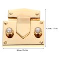 thumbnail image 5 of Gymnture 2Pcs Bag Closure Locks Clasp Premium Luggage Hardwares for DIY Handbag Craft, 5 of 10