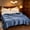 Dark Blue, variant on Ice Cooling Calming Blanket for Year-Round Comfort, Cooling Summer Comforter, Lightweight Breathable Quilt, Silky-Soft Double-Sided Thin Blanket, Machine Washable