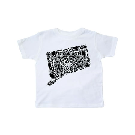 

Inktastic Connecticut Silhouette Mandala Gift Toddler Boy or Toddler Girl T-Shirt