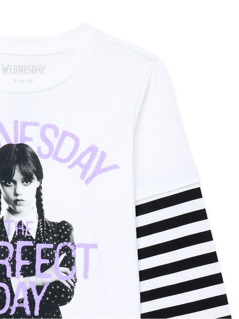 Katie HORROR LOGO long tee ✝️Wednesday Katie HORROR LOGO long tee ✝️Wednesday Katie