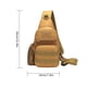 thumbnail image 5 of Bolsa de pecho para hombre, botella de agua, bandolera, bolsa de hombro ajustable para almacenamiento de hervidor de agua al aire libre, color caqui Inevent AP001277-01, 5 of 7