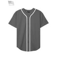 thumbnail image 2 of Hat and Beyond Men's Baseball Jersey Button Down Athletic Uniform, 2 of 4