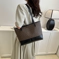 thumbnail image 4 of Bolsa De Hombro Bolso de mano para mujer, bolso de hombro de cuero PU, bolso de mano elegante, bolsos grandes (negro) Ehuebsd Para Estrenar, 4 of 8
