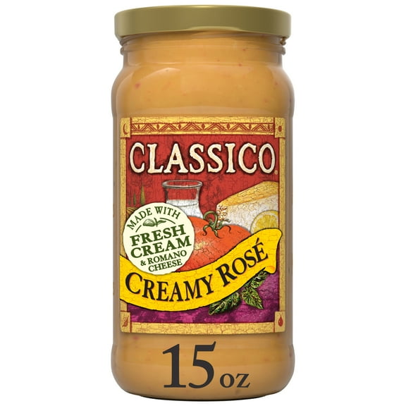 Classico Creamy Rose Pasta Sauce, 15 oz Jar