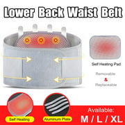  Self Heating Back Support Brace Belt Lumbar Lower Waist Magnetic Pain Relief
