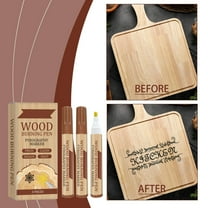 3Pcs Woodworking Burning Pen Set, Each With 3Ml Ink Capacity For Extended Use. Ideal For Teens And Big Kids Exploring Woodworking, Pyrography, Or Marking