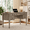 Wash Grey, variant on WAMAPT Farmhouse Executive Desk with 5 Drawers, Home Office Desk with Charging Station, Wooden Computer Desk with File Cabinet Storage, Door, Open Shelf for Work and Study, White, 56 inch