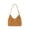 Khaki, variant on Crescents Shoulder Bags Faux Suedes Clutches Hobos Toted Bag Underarm Purse Shoulder Purse Handbags with Zipper Closure