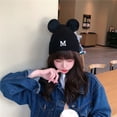 thumbnail image 2 of Gorros de Anime de Disney para mujer, gorros bonitos de Mickey Mouse, moda Trapstar, Pullover, Gorras de Camping, sombreros para Hombre Fivean unisex, 2 of 2
