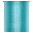 thumbnail image 2 of Teal Ombre Sheer Curtains 72 Inches Long, Modern Abstract Art Farmhouse Gradient Light Filering Curtains, Breathable Simi Curtain Privacy Drapes for Living Room Bedroom Lightweight Window Treatment, 2 of 9