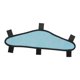 thumbnail image 5 of Banda antisudor para casco de seguridad, forro para casco de seguridad, portátil, ligero y cómodo. Azul, 5 of 9