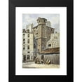 thumbnail image 2 of Auguste-Sébastien Bénard 18x24 Black Modern Framed Museum Art Print Titled - Saint John of Lateran Tour. (1844), 2 of 5
