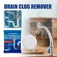 thumbnail image 4 of Potente quitata-desagües para pelo, grasa y papel higiénico - 12 paquetes premedidos, seguro para tuberías y sistemas sépticos, 4 of 9