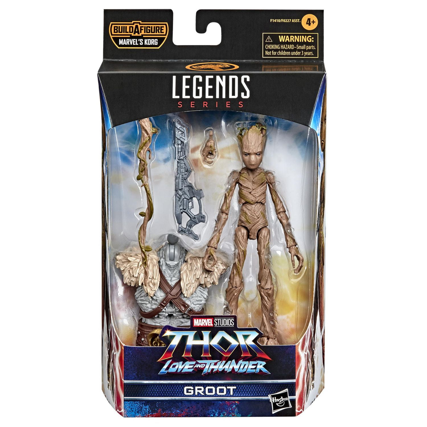 Marvel Legends Series Thor: Love and Thunder Groot Action Figure 6-inch Collectible Toy, 4 Accessories, 1 Build-A-Figure Part