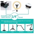 thumbnail image 2 of Anillo de luz de cámara web para cámara web Logitech C920 C922x C930e Brio 4K C925e MX Brio 4K StreamCam Brio 500 C615, 2 of 9