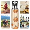 thumbnail image 7 of Yayeee 33oz Insulated Water Bottle Double Wall Stainless Steel with Flip Straw Lid, Halloween Pumpkins Pattern, 7 of 7