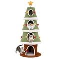 thumbnail image 1 of Costway 61"Large Christmas Cat Tree with 4 Condos, Sisal Carpet, Dangling Ball, Spring Toy, 1 of 10