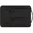 thumbnail image 2 of Tablet Sleeve Bag Carrying Case Canvas Cover for Samsung Galaxy Tab S9 Fe 10.9 inch, Galaxy Tab A9+ S9 S8 S7 A8 S6 Lite, iPad 10.2 10.9, 11 inch iPad Air, iPad Pro, Fire HD, Surface Go 10.5 (Black), 2 of 8