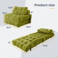 thumbnail image 2 of Sofá cama plegable MAXYOYO Silla convertible con almohada de 85 x 190 cm, 2 of 9