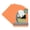 Orange, variant on Light Orange Picture Frame Mat for 16x20 Frames - Oval Opening for 12x18 Photos - 1 Mat