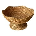 thumbnail image 4 of Siruishop Footed Fruit Basket Photo Props Fruit Tray for Countertop Dining Room Makeup M, 4 of 8
