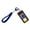 yellow blue, variant on Stress Relief Keychain Press Button Fidgets Toy For Anxieties Portable Anti Lost Phone Strap Gift ABS Metal Design