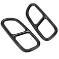 thumbnail image 4 of 2pcs Exhaust Tip Trim Frame Quad Outlet Replacement For Mercedesbenz Cla Slk R172 Sl R231, 4 of 5
