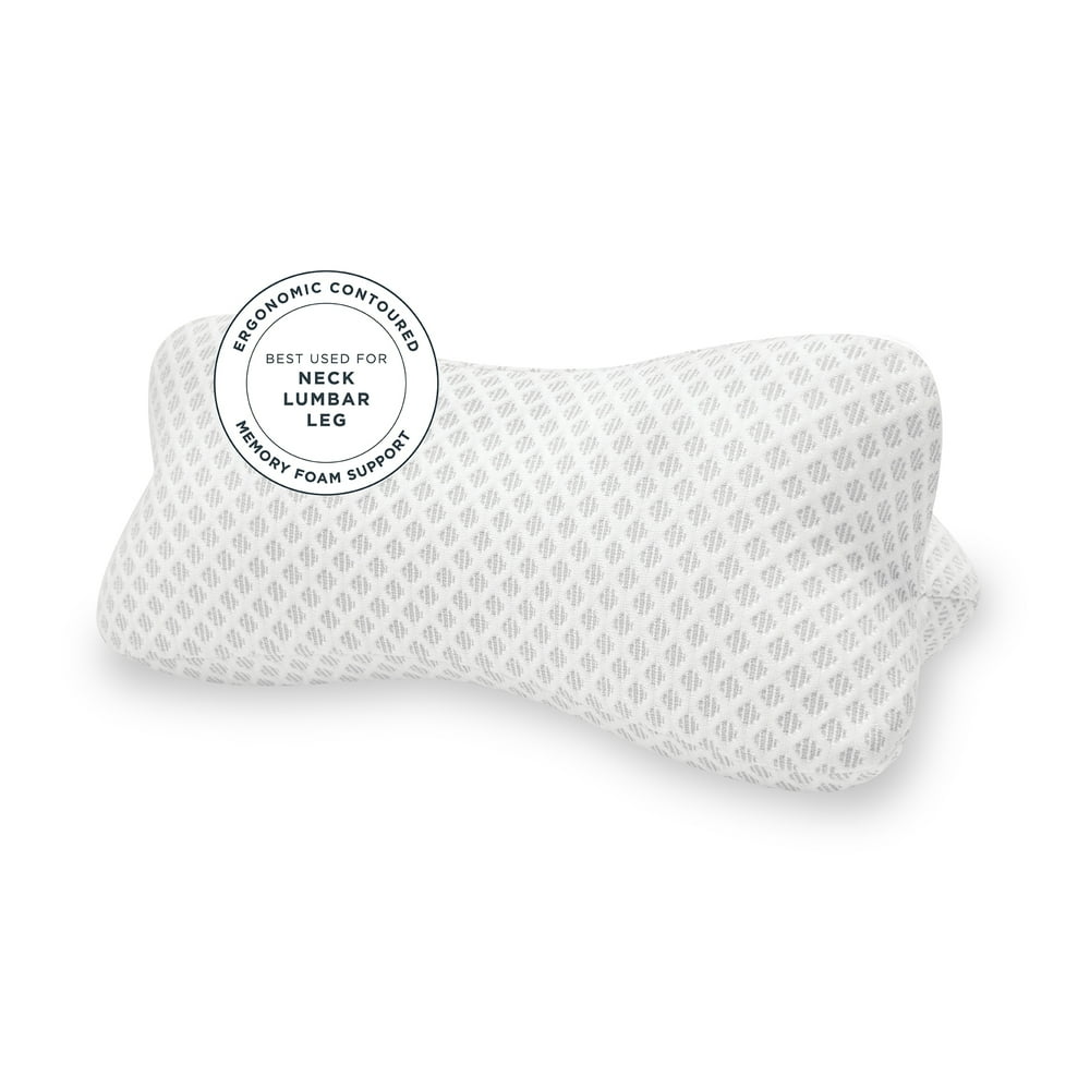 Biopedic Supportive Memory Foam BoneShaped Knee Pillow With Adjustable