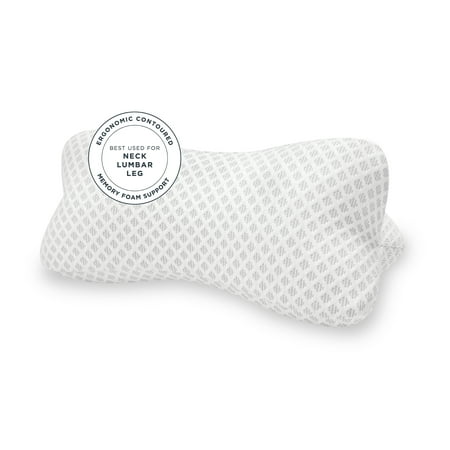 Biopedic Supportive Memory Foam Bone-Shaped Knee Pillow With Adjustable